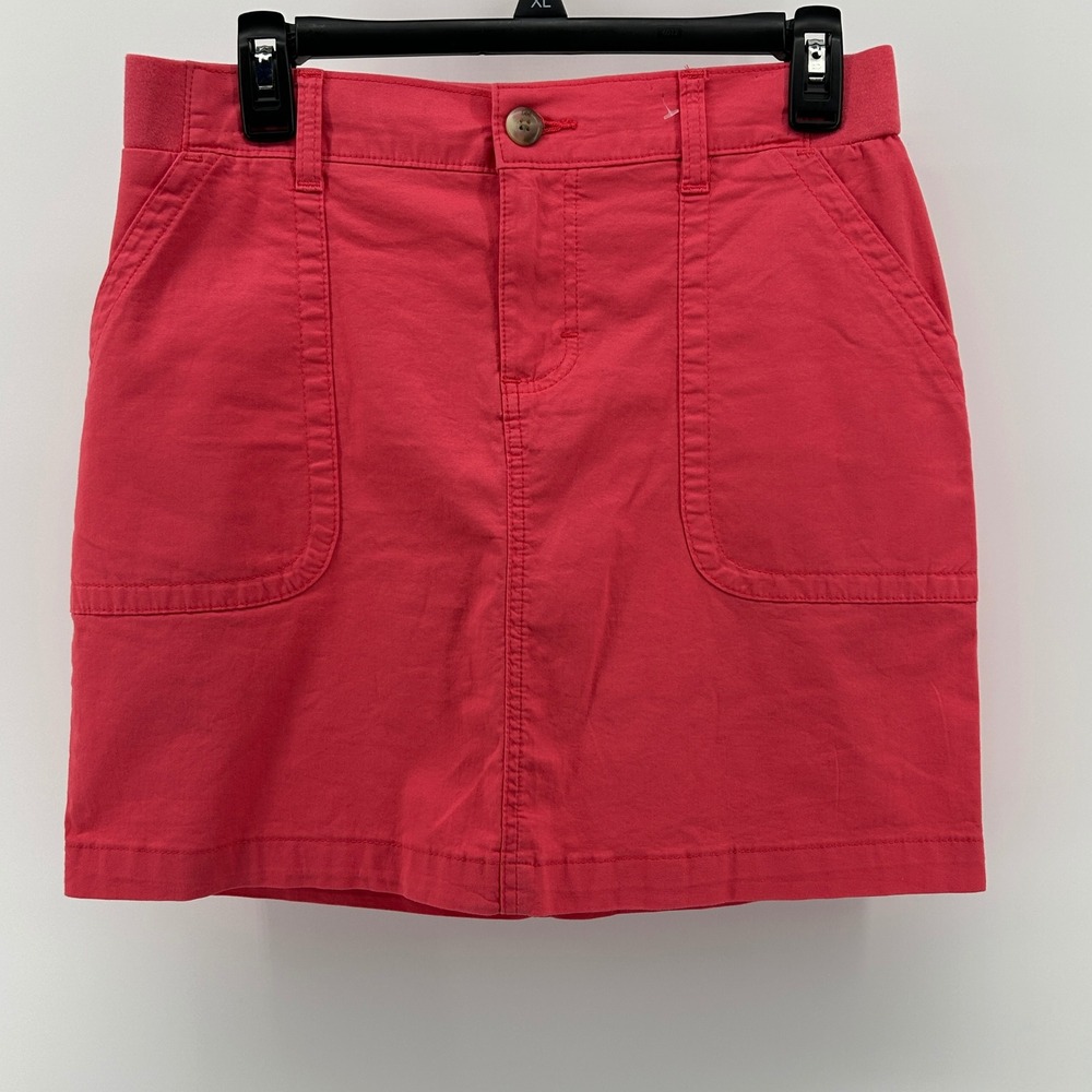 Lee Regular‎ Fit Skort Mid Rise Coral Pink Stretch 6M Utility Preppy Active Golf - Picture 1 of 10